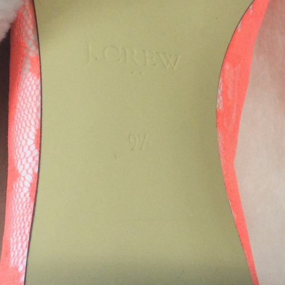 🐞 J. Crew Uptown Neon Ballerina Flats NWOT - Picture 6 of 6